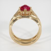 1.21 Ct. Ruby Ring, 14K Yellow Gold 3