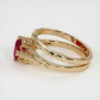1.21 Ct. Ruby Ring, 14K Yellow Gold 4