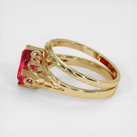 2.73 Ct. Ruby Ring, 14K Yellow Gold 4