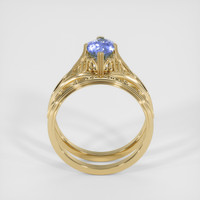 1.91 Ct. Bi Color Sapphire Ring, 14K Yellow Gold 3