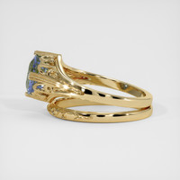 1.91 Ct. Bi Color Sapphire Ring, 14K Yellow Gold 4