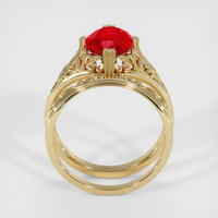 2.02 Ct. Ruby Ring, 14K Yellow Gold 3