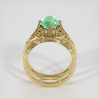 1.74 Ct. Emerald Ring, 18K Yellow Gold 3