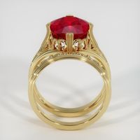 7.02 Ct. Ruby Ring, 18K Yellow Gold 3