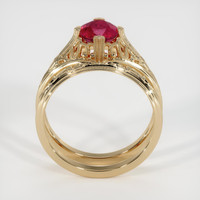 1.21 Ct. Ruby Ring, 18K Yellow Gold 3