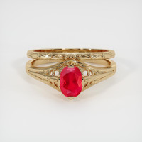 Ruby Ring 0.97 Ct., 18K Yellow Gold Preview