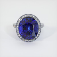 15.11 Ct. Sapphire Ring, Platinum 950 1