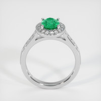 1.09 Ct. Emerald Ring, Platinum 950 3