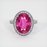 11.80 Ct. Sapphire Ring, Platinum 950 1