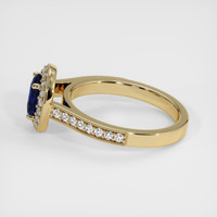 1.36 Ct. Sapphire Ring, 14K Yellow Gold 4