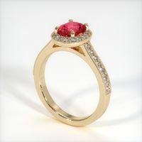1.62 Ct. Ruby Ring, 14K Yellow Gold 2