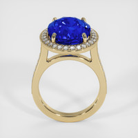 12.55 Ct. Blue Sapphire Ring, 18K Yellow Gold 3