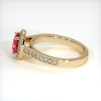 1.62 Ct. Ruby Ring, 18K Yellow Gold 4