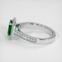 1.33 Ct. Emerald Ring, Platinum 950 4