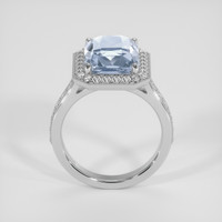 7.15 Ct. Blue Sapphire Ring, Platinum 950 3