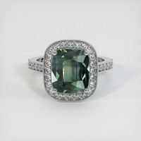 3.40 Ct. Sapphire Ring, Platinum 950 1