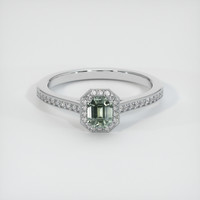 0.93 Ct. Sapphire Ring, Platinum 950 1