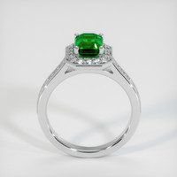 1.44 Ct. Emerald Ring, 18K White Gold 3