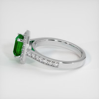 1.44 Ct. Emerald Ring, 18K White Gold 4