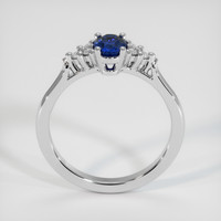 0.98 Ct. Blue Sapphire Ring, Platinum 950 3