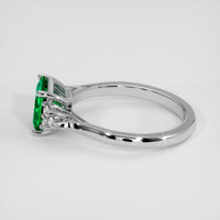 1.31 Ct. Emerald Ring, Platinum 950 4