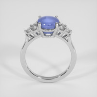 6.36 Ct. Blue Sapphire Ring, Platinum 950 3