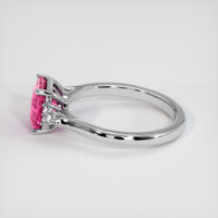 2.03 Ct. Pink Sapphire Ring, Platinum 950 4