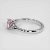 1.07 Ct. Pink Sapphire Ring, Platinum 950 4