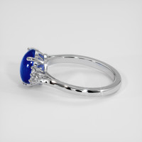 4.30 Ct. Blue Sapphire Ring, Platinum 950 4