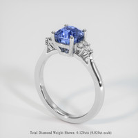 2.24 Ct. Sapphire Ring, Platinum 950 2