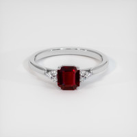 1.03 Ct. Ruby Ring, Platinum 950 1