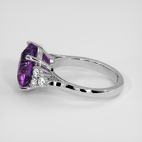 7.72 Ct. Color Change Sapphire Ring, Platinum 950 4