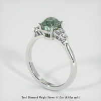 1.93 Ct. Sapphire Ring, Platinum 950 2
