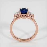 0.98 Ct. Sapphire Ring, 14K Rose Gold 3
