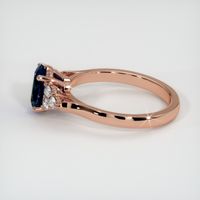 0.98 Ct. Sapphire Ring, 14K Rose Gold 4