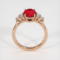 1.97 Ct. Ruby Ring, 14K Rose Gold 3