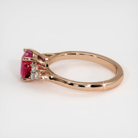 1.51 Ct. Ruby Ring, 14K Rose Gold 4