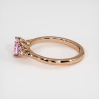 0.83 Ct. Sapphire Ring, 14K Rose Gold 4