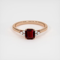 1.03 Ct. Ruby Ring, 14K Rose Gold 1