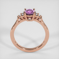 1.03 Ct. Sapphire Ring, 14K Rose Gold 3