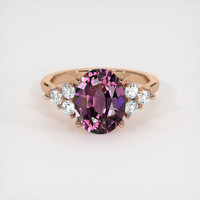 2.31 Ct. Gemstone Ring, 18K Rose Gold 1