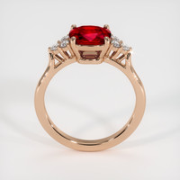 1.50 Ct. Ruby Ring, 18K Rose Gold 3