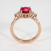 1.51 Ct. Ruby Ring, 18K Rose Gold 3