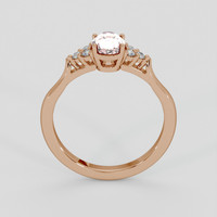 1.23 Ct. Pink Sapphire Ring, 18K Rose Gold 3