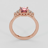 1.67 Ct. Padparadscha Sapphire Ring, 18K Rose Gold 3