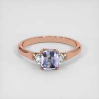 1.34 Ct. Sapphire Ring, 18K Rose Gold 1