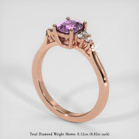 1.03 Ct. Sapphire Ring, 18K Rose Gold 2