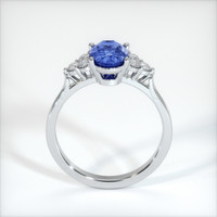0.86 Ct. Blue Sapphire Ring, 10K White Gold 3