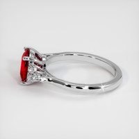 1.50 Ct. Ruby Ring, 10K White Gold 4