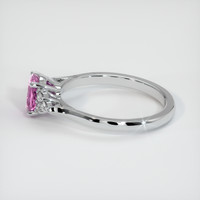 0.99 Ct. Sapphire Ring, 14K White Gold 4